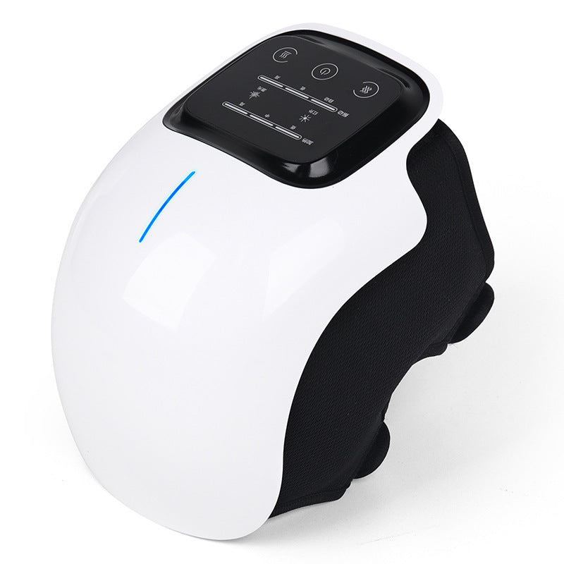 Smart Electric Knee Massager with Heat & Vibration - USB Rechargeable Knee Pain Relief Brace