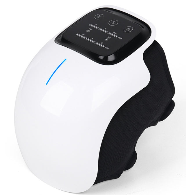 Smart Electric Knee Massager with Heat & Vibration - USB Rechargeable Knee Pain Relief Brace