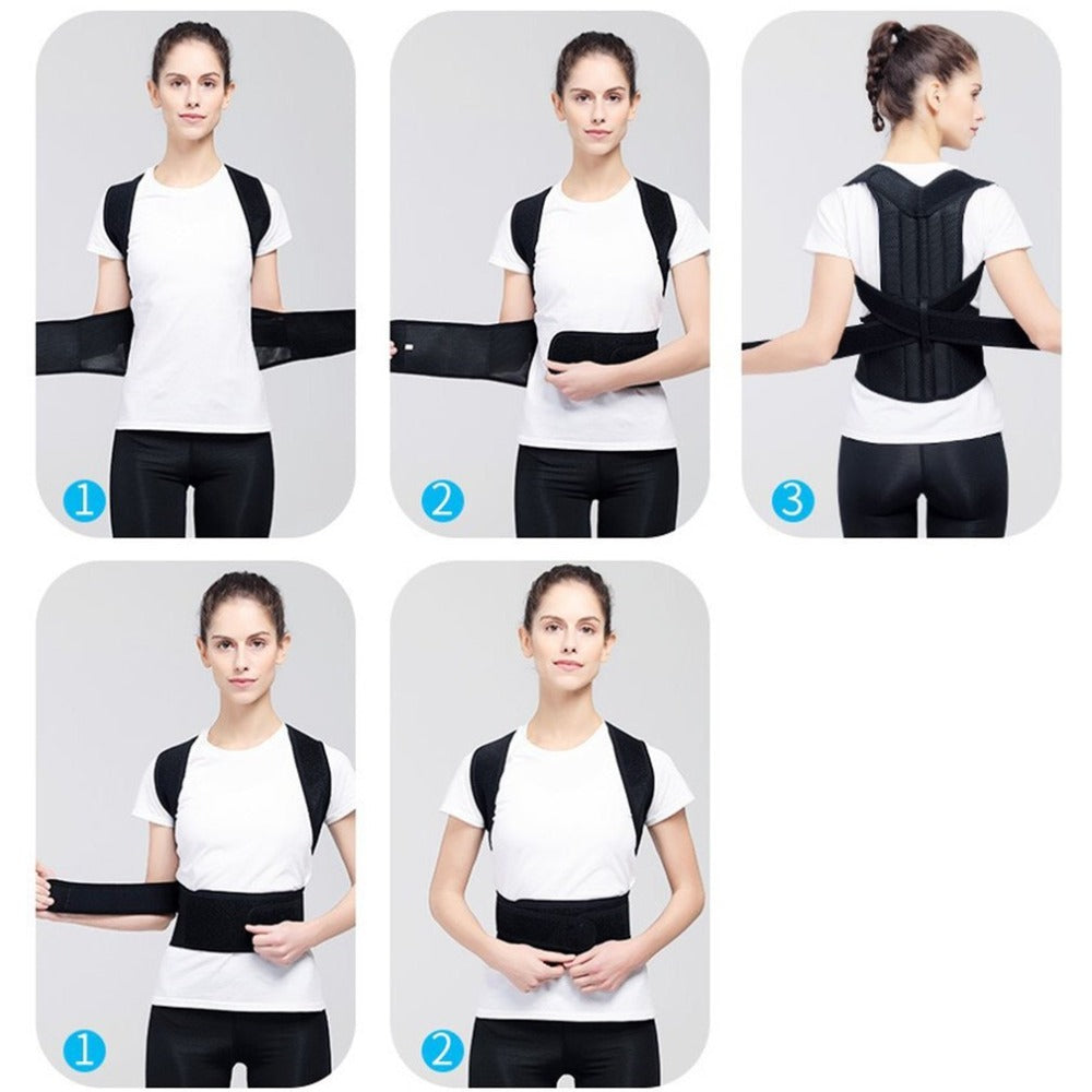 Posture Corrector Back Support Belt - Relieve Back Pain & Improve Spine Alignment
