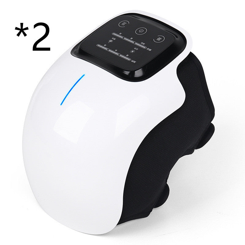 Smart Electric Knee Massager with Heat & Vibration - USB Rechargeable Knee Pain Relief Brace